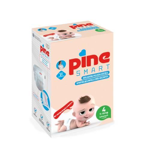 Miniaturka artykułu - Pine Smart Pieluchy umożliwiające wykrycie infekcji dróg moczowych rozmiar 4 maxi 7-18 kg, 5 szt.