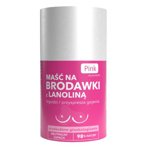 Miniaturka artykułu - Pink Mama Maść na brodawki z lanoliną, 50 ml