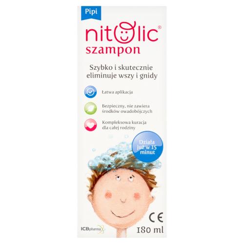 Miniaturka artykułu - Pipi Nitolic Szampon, 180 ml