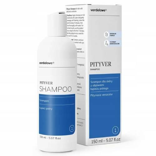 Miniaturka artykułu - PITYVER Szampon na łupież pstry, 150ml