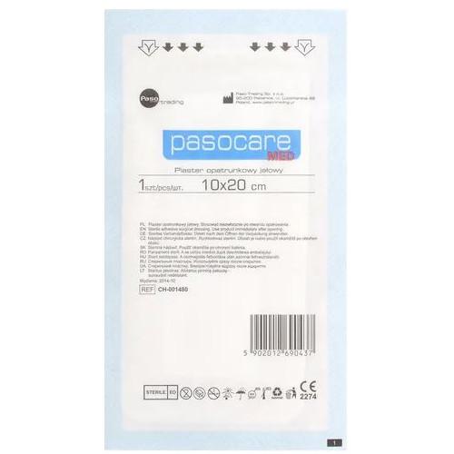 Miniaturka artykułu - Pasocare Med Plaster opatrunkowy jałowy 10cmx20cm, 1szt.