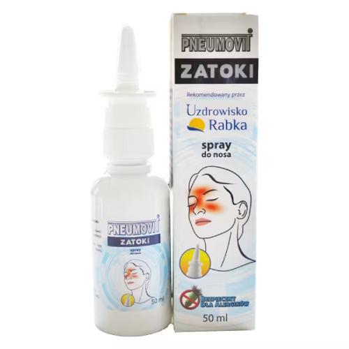 Miniaturka artykułu - Pneumovit Zatoki Spray do nosa - 50 ml