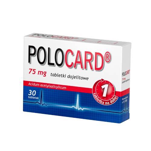 Miniaturka artykułu - Polocard 75 mg, 30 tabletek dojelitowych