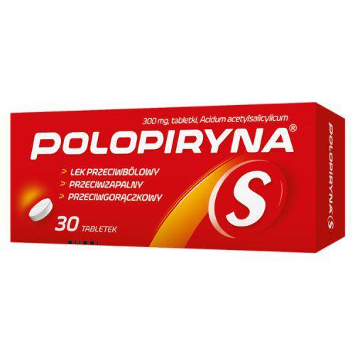 Miniaturka artykułu - Polopiryna S 0,3g, 30tabl. USZKODZONE OPAKOWANIE TEKTUROWE