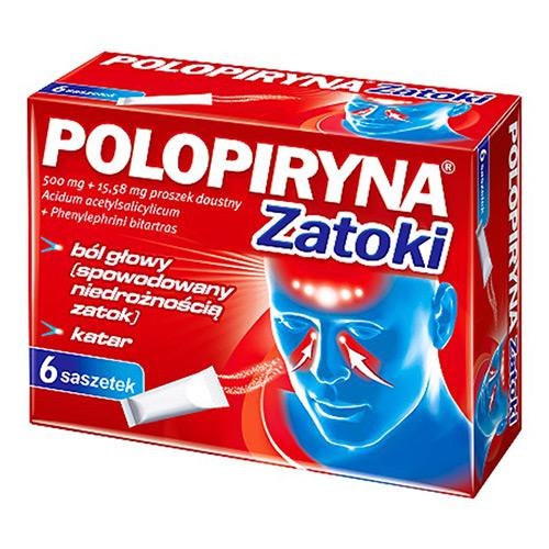 Miniaturka artykułu - Polopiryna Zatoki - 6 saszetek