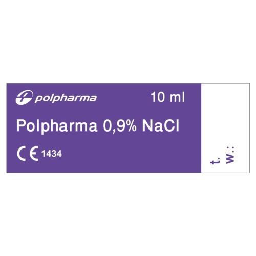 Miniaturka artykułu - Polpharma 0,9% Roztw&oacute;r NaCl Izotoniczny- 10ml x 100amp. USZKODZONY KARTON ZBIORCZY.
