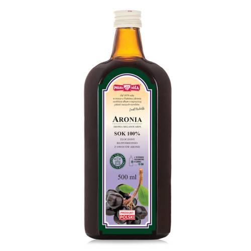 Miniaturka artykułu - POLSKA RÓŻA Aronia sok 100% 500ml