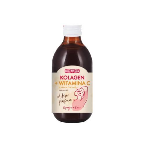 Miniaturka artykułu - POLSKA RÓŻA Kolagen + Witamina C z owoców róży, 250 ml