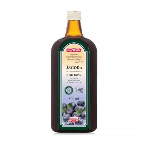 Miniaturka artykułu - POLSKA RÓŻA Sok jagoda bez cukru 100%, 500 ml