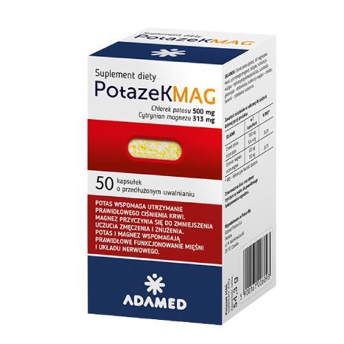 Miniaturka artykułu - Potazek MAG - 50 kapsułek USZKODZONE / BRAK OPAKOWANIA