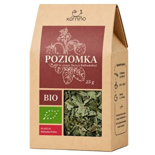 Miniaturka artykułu - Kornino Poziomka ekologiczna, 25 g
