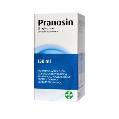 Miniaturka artykułu - Pranosin syrop 0,05 g/ml - Lek przeciwwirusowy i podnoszący odporność - 150 ml na wirusy