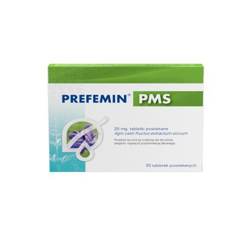 Miniaturka artykułu - Prefemin PMS, 30tabl. KR&Oacute;TKA DATA 31.08.2026