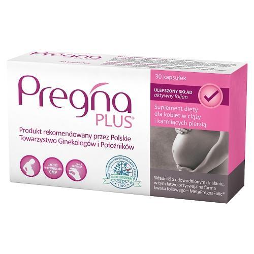 Miniaturka artykułu - PregnaPlus, 30 kapsułek USZKODZONE OPAKOWANIE