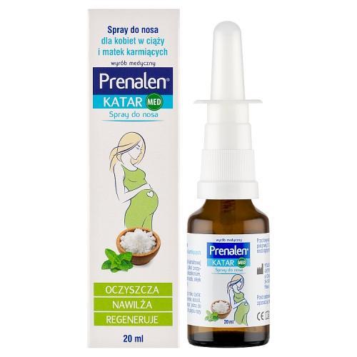 Miniaturka artykułu - Prenalen Katar Med spray do nosa, 20 ml USZKODZONE TEKTUROWE OPAKOWANIE
