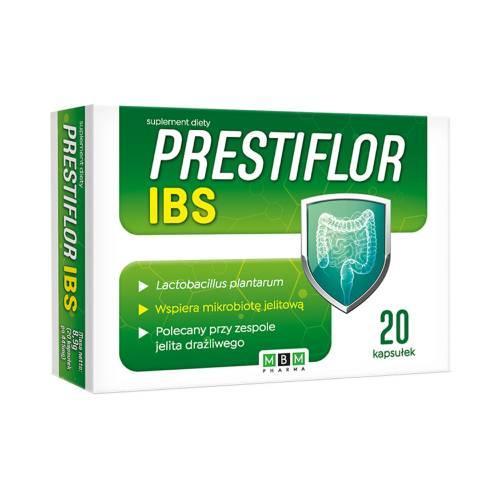 Miniaturka artykułu - Prestiflor IBS, 20 kaps. USZKODZONE OPAKOWANIE