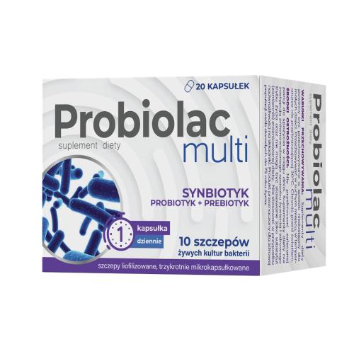 Miniaturka artykułu - Probiolac Multi, 20kaps. Prima Pharma