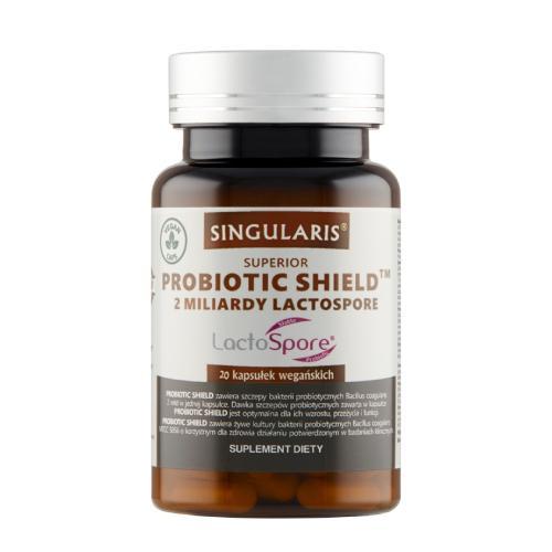 Miniaturka artykułu - PROBIOTIC Superior Probiotic Shield, 20 sztuk KR&Oacute;TKA DATA 30.06.2026