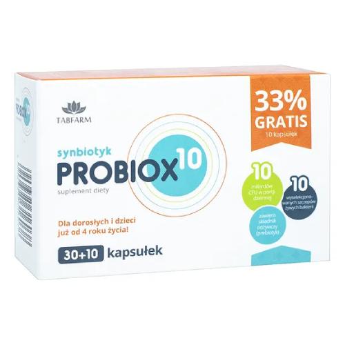 Miniaturka artykułu - PROBIOX10, 30kaps.(+10kaps.)