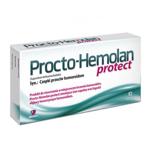 Miniaturka artykułu - PROCTO-HEMOLAN Protect czopki - 10 sztuk