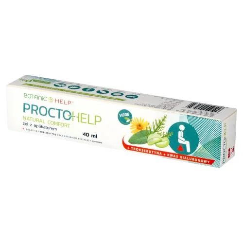 Miniaturka artykułu - ProctoHelp Natural Comfort żel z aplikatorem, 40ml