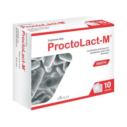Miniaturka artykułu - ProctoLact-M doustny probiotyk proktologiczny, 10 sasz.