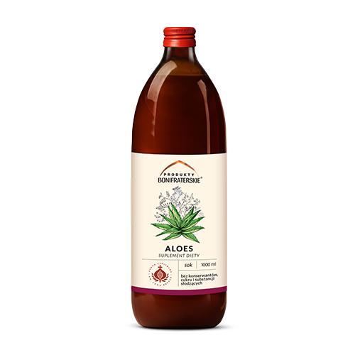 Miniaturka artykułu - Produkty Bonifraterskie Sok z aloesu, 1l