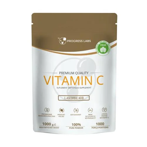 Miniaturka artykułu - Progress Labs Witamina C 1000 mg, 1000 g