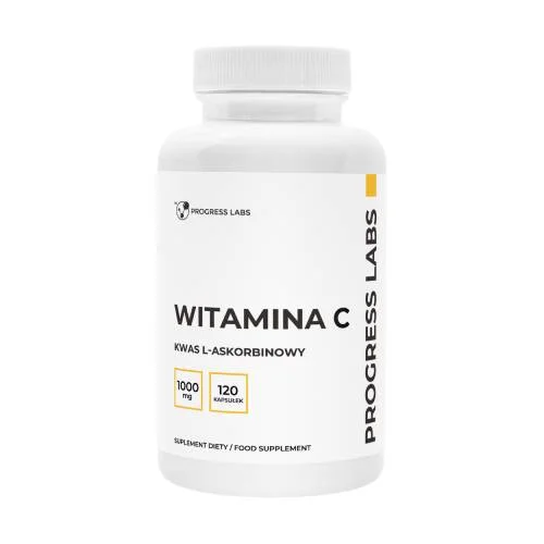 Miniaturka artykułu - Progress Labs Witamina C 1000 mg, 120 kaps.