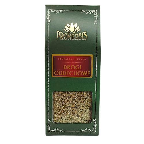 Miniaturka artykułu - PROHERBIS Herbatka Drogi oddechowe, 100 g KR&Oacute;TKA DATA 30.06.2026