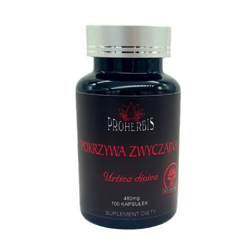 Miniaturka artykułu - Proherbis Pokrzywa zwyczajna, 100 kaps.