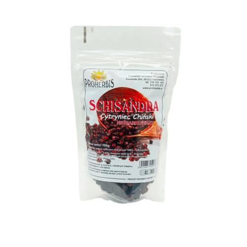 Miniaturka artykułu - PROHERBIS Schisandra Cytryniec Chiński Niesiarkowany, 100 g