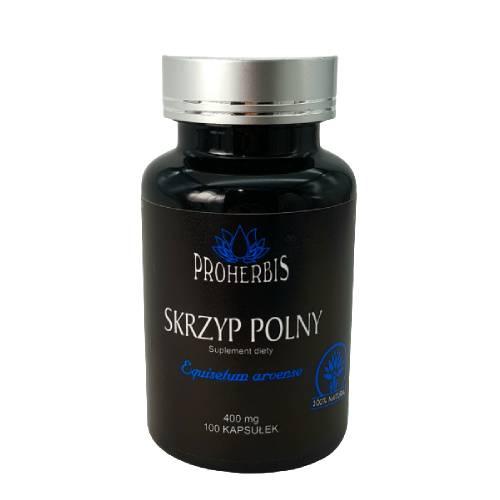 Miniaturka artykułu - PROHERBIS Skrzyp Polny, 100 kaps.