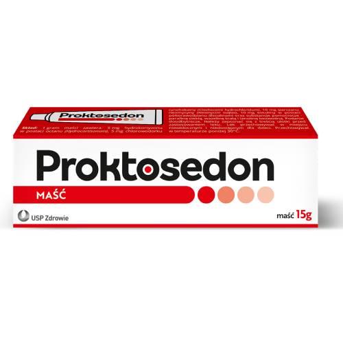 Proktosedon maść, 15 g - lek na hemoroidy
