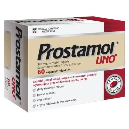 Miniaturka artykułu - PROSTAMOL UNO 320 mg - 60 kapsułek