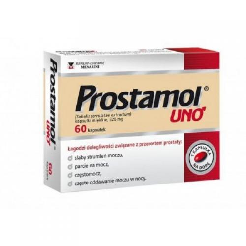 Miniaturka artykułu - PROSTAMOL UNO 320 mg - 60 kapsułek USZKODZONE TEKTUROWE OPAKOWANIE