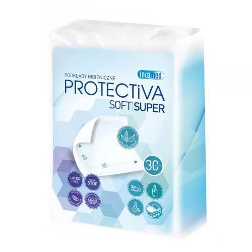 Miniaturka artykułu - Protectiva Soft Super Podkłady higieniczne 60 x 90 cm, 30 szt. USZKODZONE OPAKOWANIE FOLIOWE