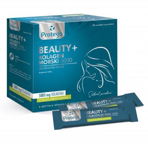 Miniaturka artykułu - Protego Beauty+ Kolagen 5000, 30 sasz.