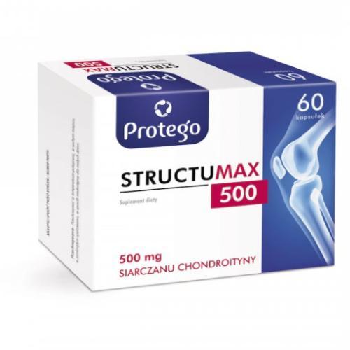 Miniaturka artykułu - Protego StructuMax 500, 60kaps. USZKODZONE TEKTUROWE OPAKOWANIE