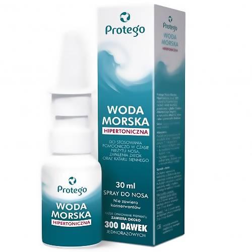 Miniaturka artykułu - PROTEGO Woda Morska Hipertoniczna spray do nosa, 30ml
