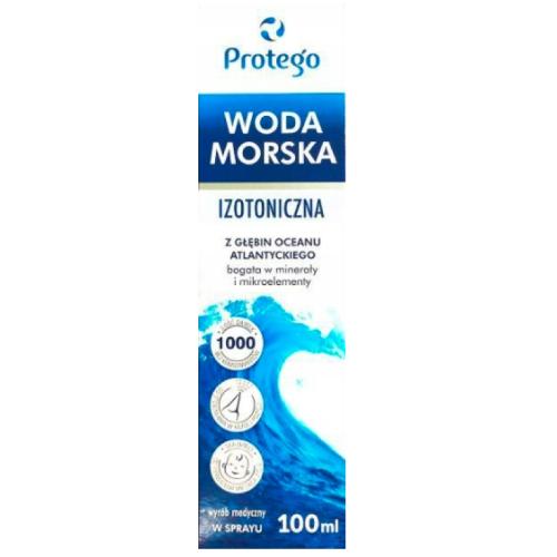 Miniaturka artykułu - PROTEGO Woda morska izotoniczna Spray do nosa, 100ml