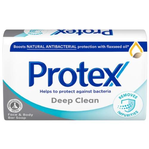 Miniaturka artykułu - Protex Mydło antybakteryjne do twarzy i ciała Deep Clean, 90 g USZKODZONE TEKTUROWE OPAKOWANIE