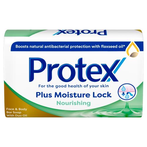 Miniaturka artykułu - PROTEX Plus Moisture Lock Nourishing Antybakteryjne mydło w kostce, 90g