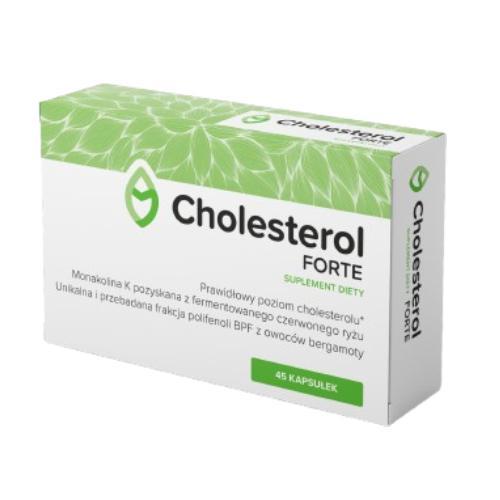 Miniaturka artykułu - Proton Labs Cholesterol forte, 45 kaps. KROTKA DATA 30.07.2026