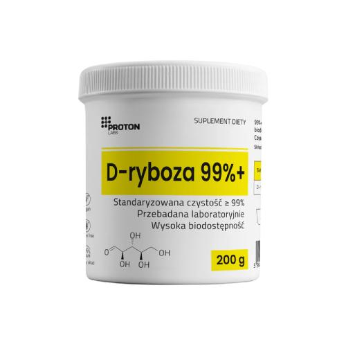Miniaturka artykułu - Proton Labs D-ryboza 99%+, 200 g