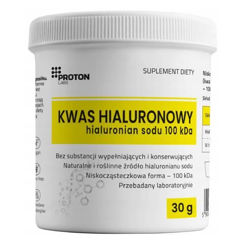 Miniaturka artykułu - Proton Labs Kwas hialuronowy, 30 g
