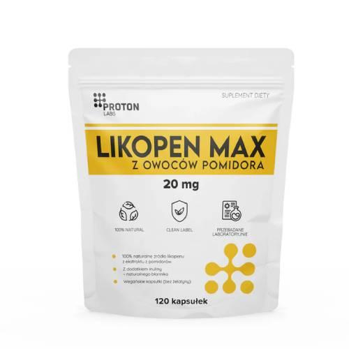 Miniaturka artykułu - Proton Labs Likopen MAX 20 mg, 120 kaps.
