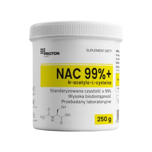 Miniaturka artykułu - Proton Labs NAC 99%+ N-acetylo-L-cysteina, 250 g
