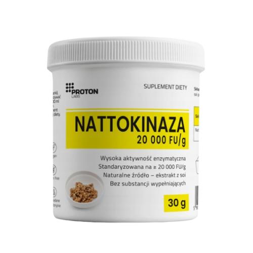 Miniaturka artykułu - Proton Labs Nattokinaza 20 000 FU/g proszek, 30 g