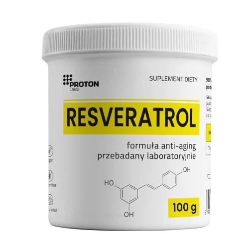 Miniaturka artykułu - Proton Labs Resveratrol, trans-resweratrol 99%, 100 g